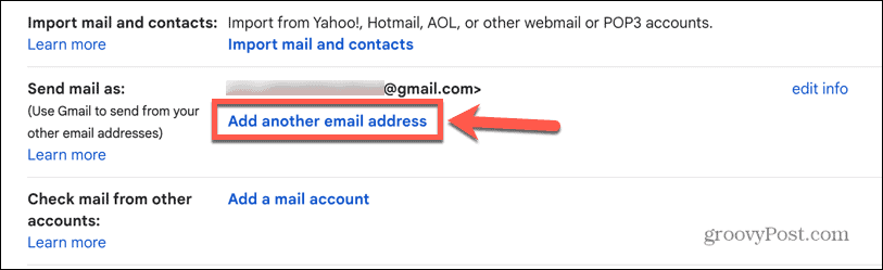 जीमेल एक और ईमेल पता जोड़ें