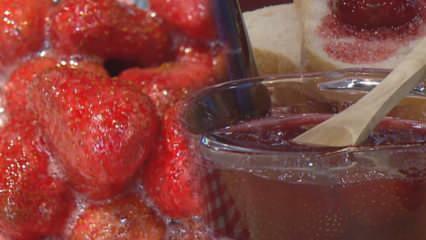 घर पर स्ट्रॉबेरी जैम बनाने की ट्रिक