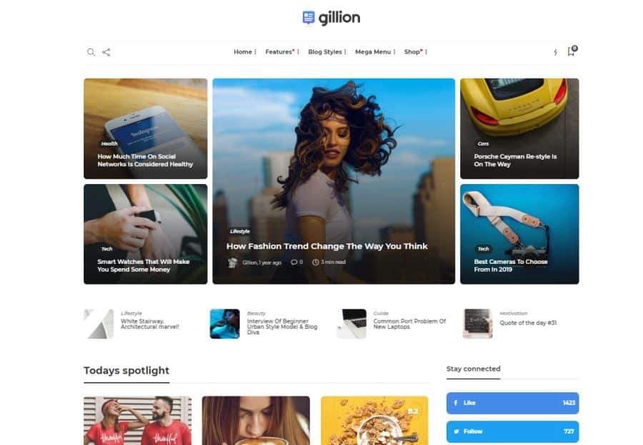 gillion WordPress विषय