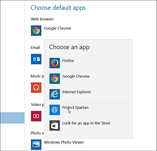 विंडोज 10 टिप: प्रोजेक्ट स्पार्टन को डिफ़ॉल्ट ब्राउज़र बनाएं