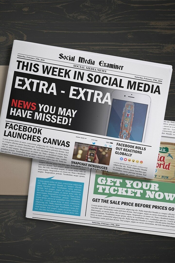 फेसबुक ने कैनवस लॉन्च किया: सोशल मीडिया में इस सप्ताह: सोशल मीडिया परीक्षक