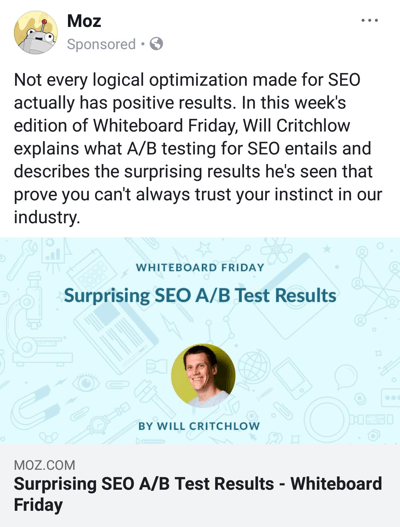 Facebook विज्ञापन तकनीकें जो परिणाम प्रदान करती हैं, उदाहरण के लिए ब्रांडेड शोध सामग्री की पेशकश करने वाले मोज़े