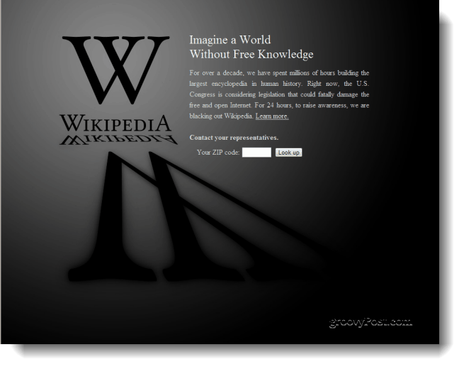 अंधेरे में विकिपीडिया
