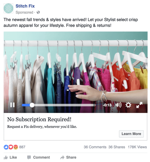 सिलाई फिक्स फेसबुक वीडियो विज्ञापन