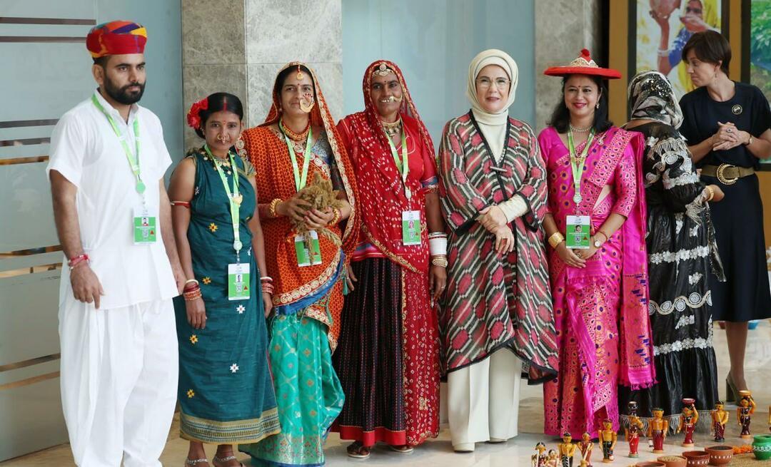 प्रथम महिला एर्दोआन ने जी20 में भाग लेने वाले नेताओं के जीवनसाथियों से मुलाकात की