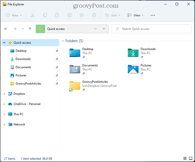 फाइल एक्सप्लोरर में हाल ही में उपयोग की गई कोई फाइल नहीं दिख रही है