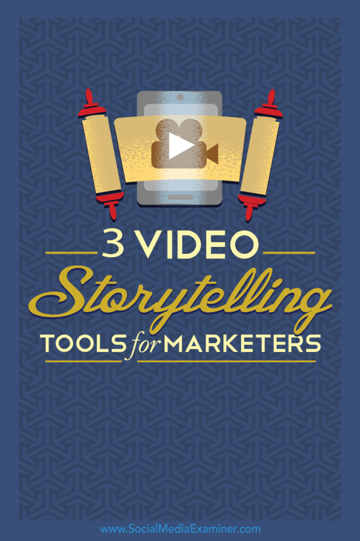 सोशल मार्केटर्स को सुंदर वीडियो बनाने में मदद करने के लिए चरण-दर-चरण ट्यूटोरियल के साथ तीन टूल पर टिप्स।