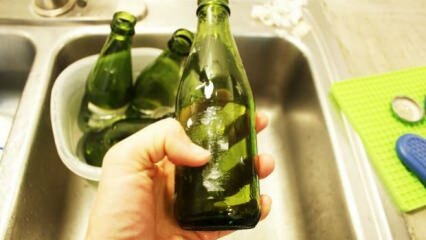 कांच की बोतल से लेबल हटाने की विधि