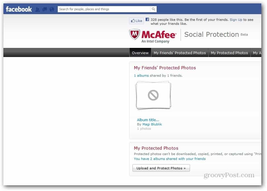 McAffee आपके फेसबुक फ़ोटो की सुरक्षा करता है