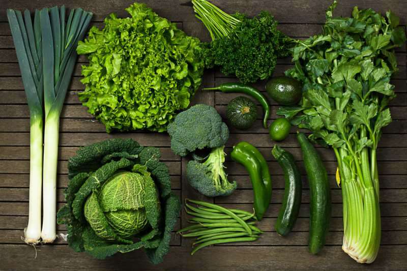 हरी सब्जियों और स्वास्थ्य का प्रतीक है
