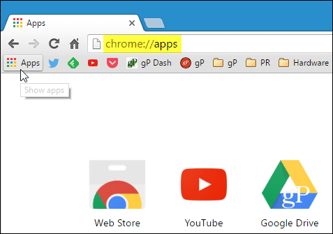 Chrome एप्लिकेशन लॉन्च करें