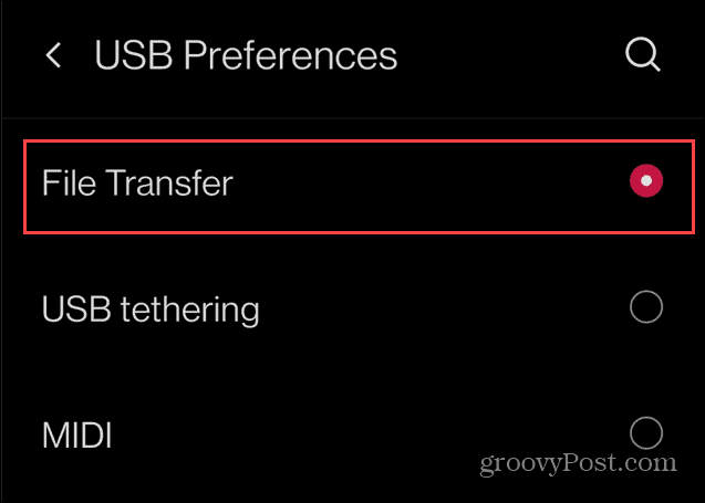 फ़ोटो को Android से USB ड्राइव में स्थानांतरित करें