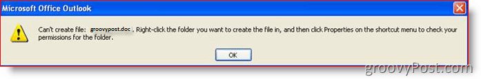 Microsoft Outlook को ठीक करें फ़ाइल अनुलग्नक समस्या नहीं बना सकते
