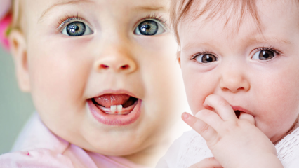 शिशुओं में शुरुआती के लिए क्या अच्छा है? पहला दांत कब निकलेगा, इसके क्या लक्षण हैं? बुखार ...