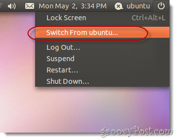 स्विच फॉर्म ubuntu