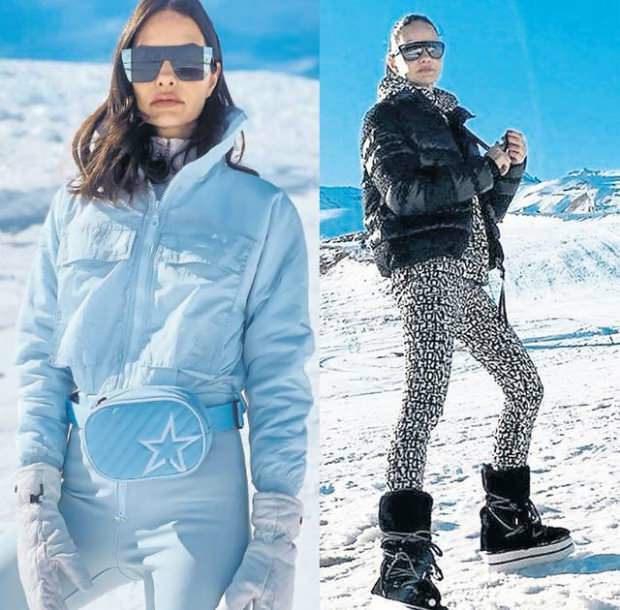 प्रसिद्ध अभिनेत्री यासमीन isज़िलहान के बर्फ के मौसम का खर्च आश्चर्यजनक है!