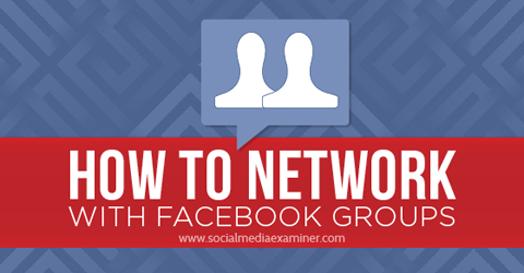 फेसबुक समूहों के साथ नेटवर्क