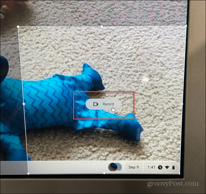 Chromebook पर स्क्रीन रिकॉर्ड