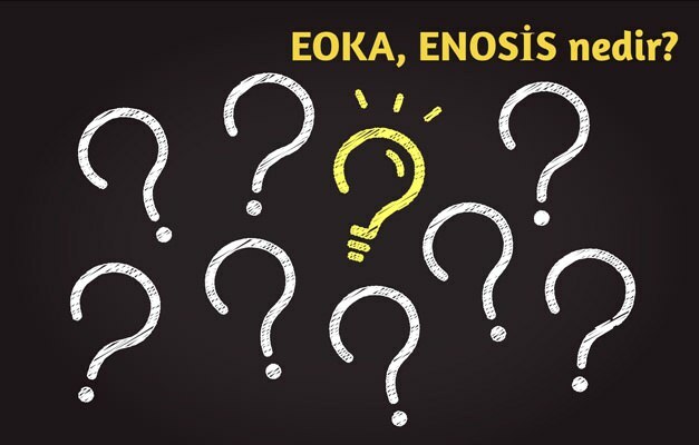 एक बार एक समय पर साइप्रस EOKA ENOS isS क्या है? ईको और एनोसिस का क्या मतलब है?