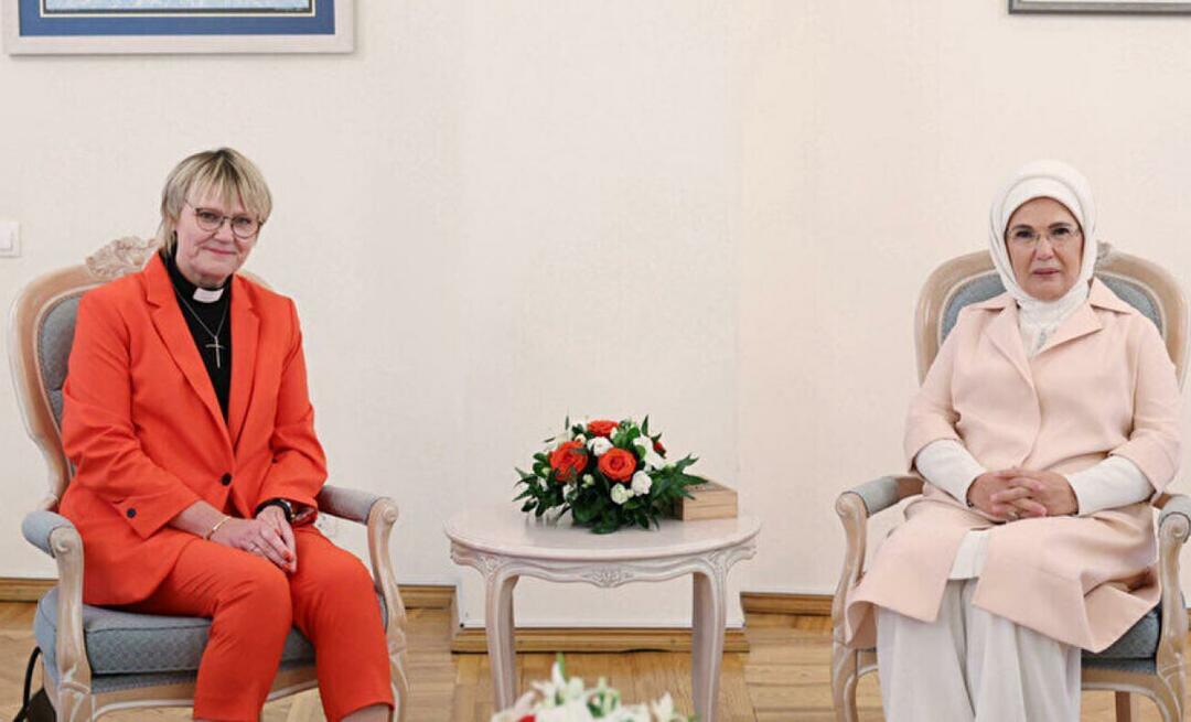 स्वीडिश प्रधान मंत्री उल्फ क्रिस्टरसन की पत्नी बिरगिट्टा एड की ओर से एमिन एर्दोआन को बधाई!