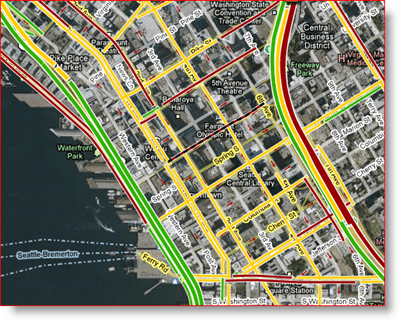 Google Google मानचित्र पर आर्टरी के लिए ट्रैफ़िक स्थितियां जोड़ता है