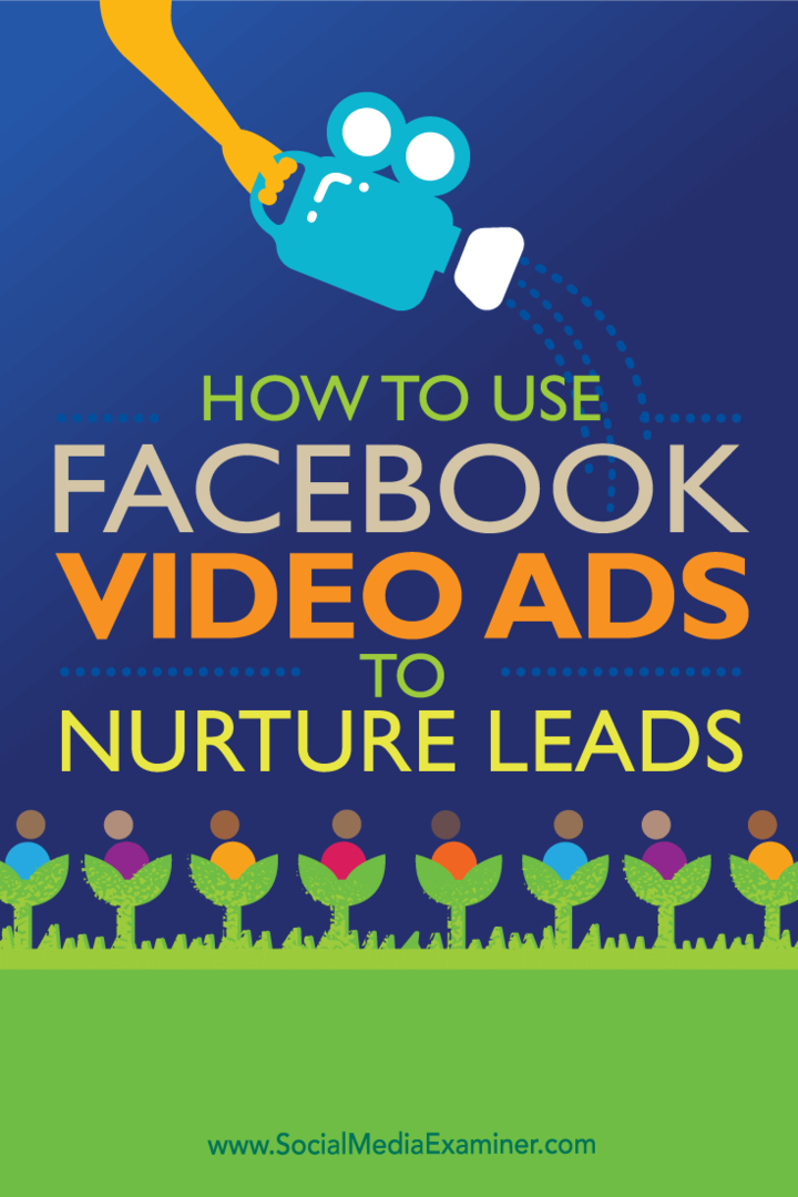 फेसबुक वीडियो विज्ञापनों के साथ आप कैसे उत्पन्न और परिवर्तित कर सकते हैं, इस पर युक्तियाँ।