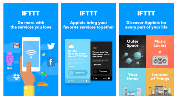 IFTTT के नए Applets नए अनुभव बनाने के लिए आपकी पसंदीदा सेवाओं को एक साथ लाते हैं।