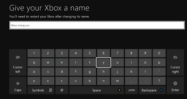कैसे अपने Xbox एक कंसोल का नाम बदलें