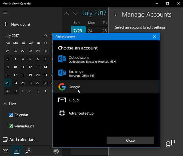 विंडोज 10 में अपना Google कैलेंडर Cortana के साथ प्रबंधित करें