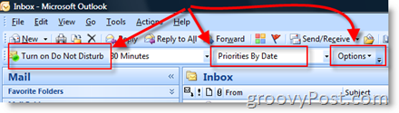 Microsoft ईमेल प्राथमिकता कॉन्फ़िगरेशन:: groovyPost.com