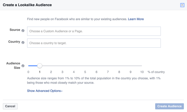 एक Facebook रणनीति हो सकती है कि आप अपने Facebook विज्ञापनों के साथ लक्षित करने के लिए एक समान दर्शक बनाएं।