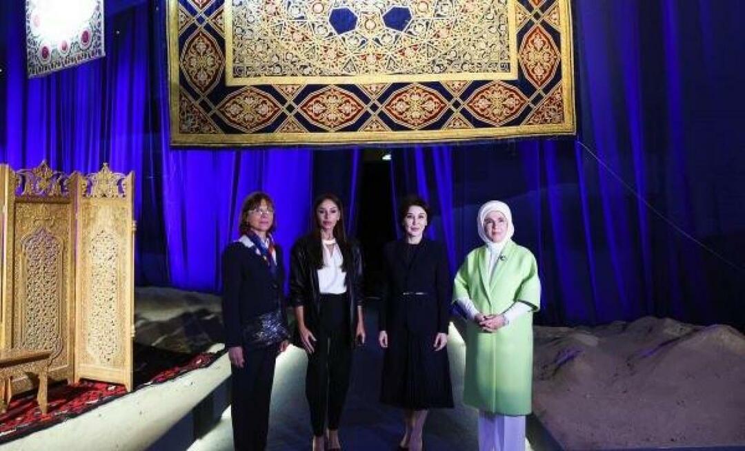 प्रथम महिला एर्दोगन ने उज्बेकिस्तान के राष्ट्रपति की पत्नी जीरोत मिर्ज़ियोयेवा को धन्यवाद दिया