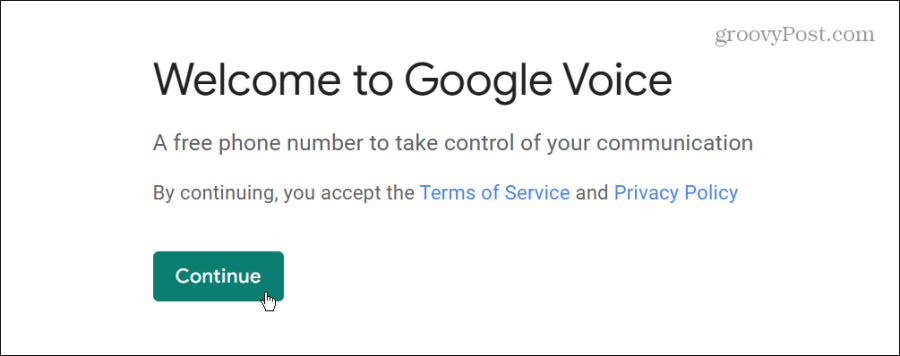 Google Voice में आपका स्वागत है