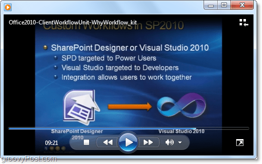 Microsoft कार्यालय / शेयरपॉइंट 2010 के विकास पर ClientWorkFlow ट्यूटोरियल वीडियो