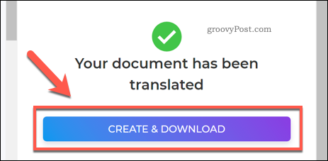 DeftPDF का उपयोग करके अनुवादित PDF फ़ाइल को सहेजना