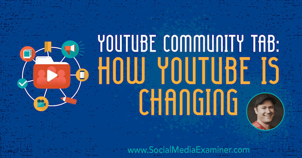 YouTube समुदाय टैब: YouTube, सोशल मीडिया मार्केटिंग पॉडकास्ट पर टिम शमॉयर की अंतर्दृष्टि को कैसे बदल रहा है।
