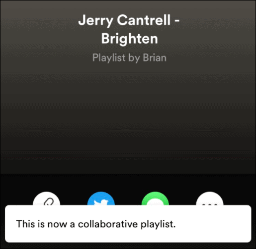 Spotify सहयोगी पर मित्रों को जोड़ें
