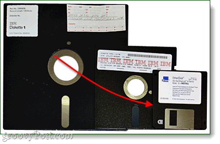 फ्लॉपी डिस्क उदाहरण छवि