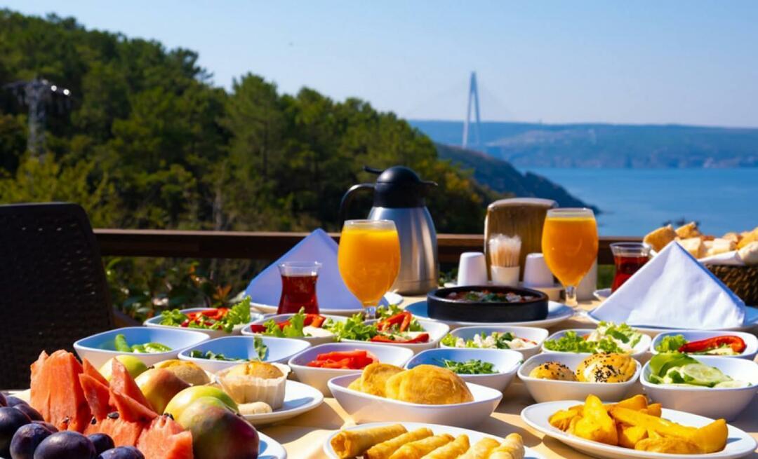 इस्तांबुल में नाश्ते के लिए सबसे अच्छे स्थान कहाँ हैं? इस्तांबुल में नाश्ता कहाँ करें?