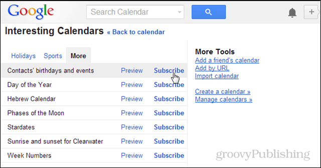 अपने Google कैलेंडर में संपर्क जन्मदिन कैसे कॉपी करें