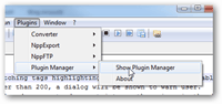 नोटपैड ++ प्लगइन मैनेजर