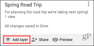 Google मानचित्र में अपने रोड ट्रिप के लिए परतें जोड़ें