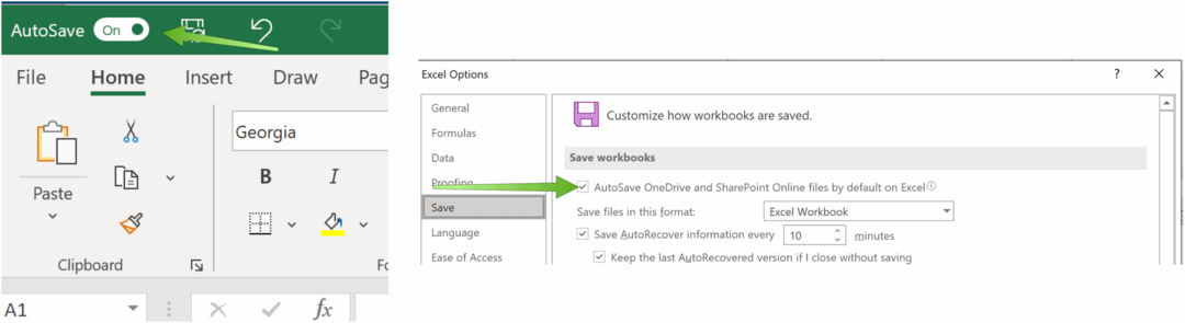 Excel फ़ाइलों को OneDrive में स्वचालित रूप से कैसे सहेजें