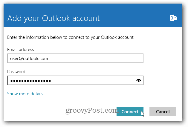 Outlook.com का उपयोग करके विंडोज 8 मेल के साथ पॉप ईमेल का उपयोग कैसे करें