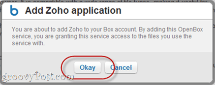 Zoho और Box.net को सिंक करना