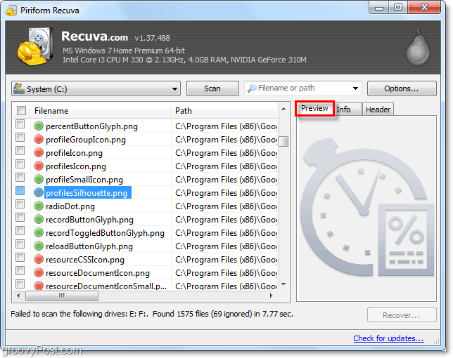 कैसे-कैसे आसानी से पुनर्प्राप्त या सुरक्षित रूप से हटाए गए फ़ाइलों को Recuva के साथ मिटा दें