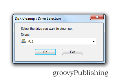 विंडोज़ 7 अद्यतन पुरानी फ़ाइलों को हटा दें डिस्क क्लीनअप सिस्टम ड्राइव