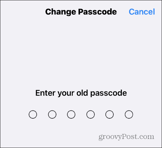 IPhone पर पासकोड बदलें