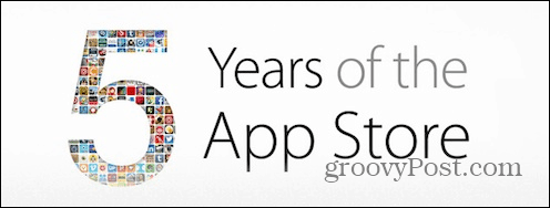 ऐप स्टोर के पांच साल