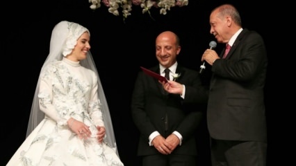 राष्ट्रपति एर्दोआन डिप्टी अली Arहसन अर्सलान शादी के गवाह बने